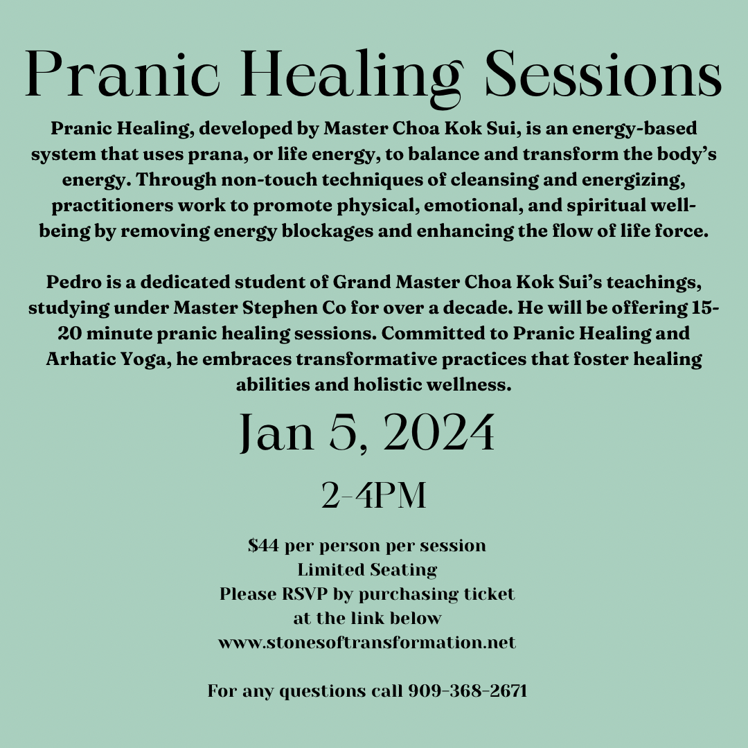 Pranic Healing Sessions