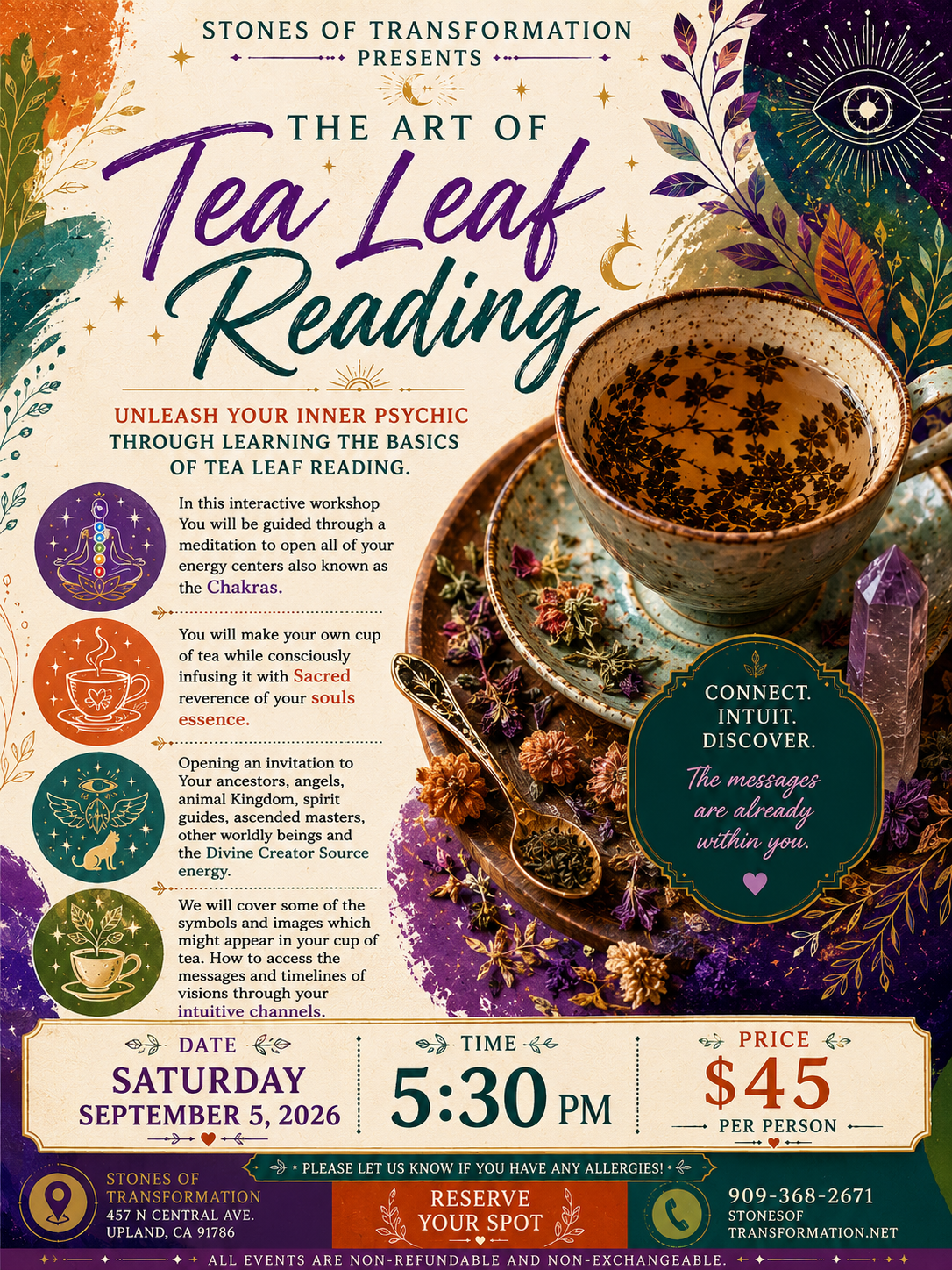 The Art of Tea Leaf Reading 9/5/2026