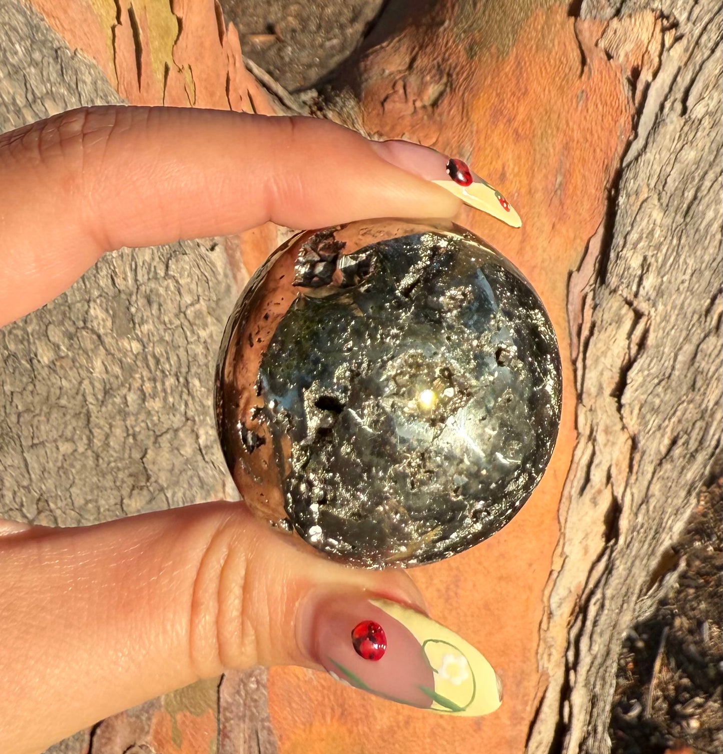 Pyrite Sphere 44 mm
