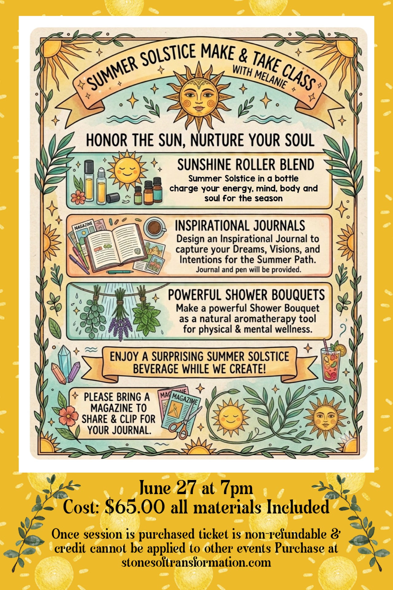Summer Solstice Make & Take 6/27/26