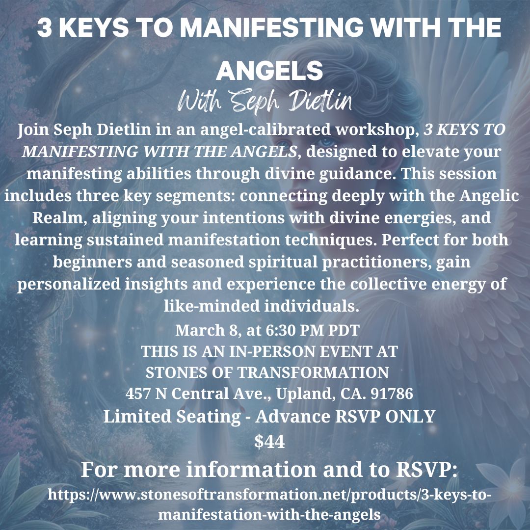 3 Keys to Manifestation With The Angels 3/8/25