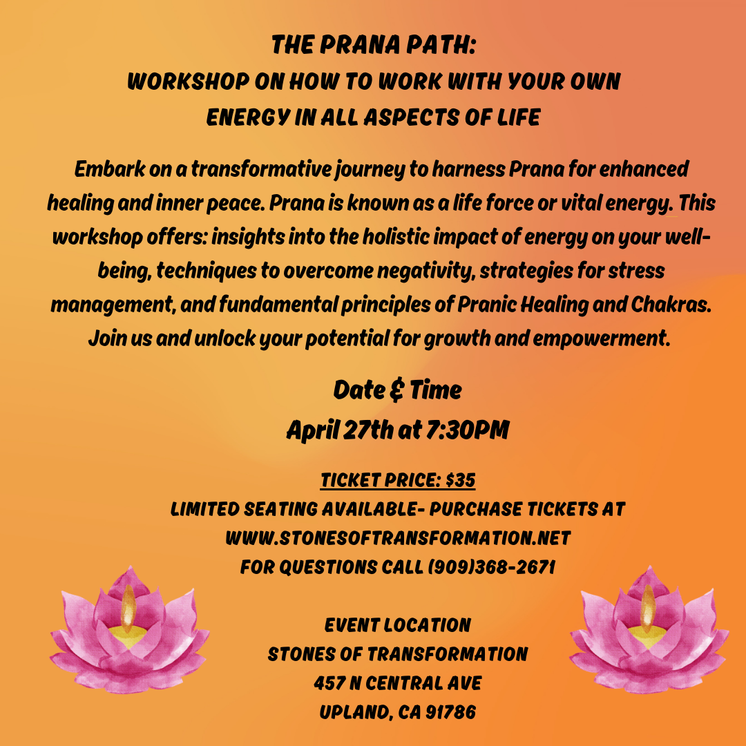 Prana Path Workshop 4/27/24
