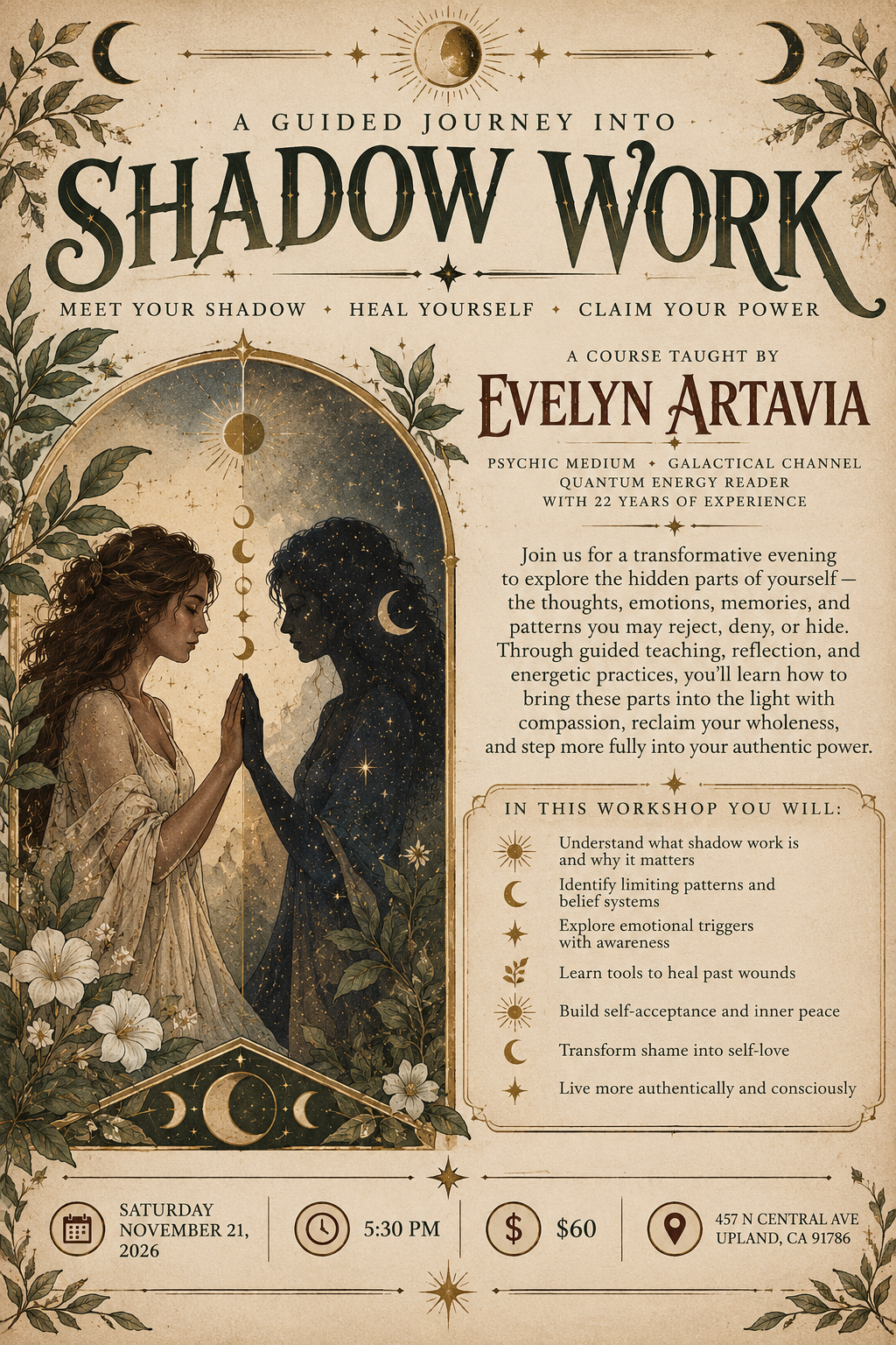 Journey into Shadow Work 11/21/26