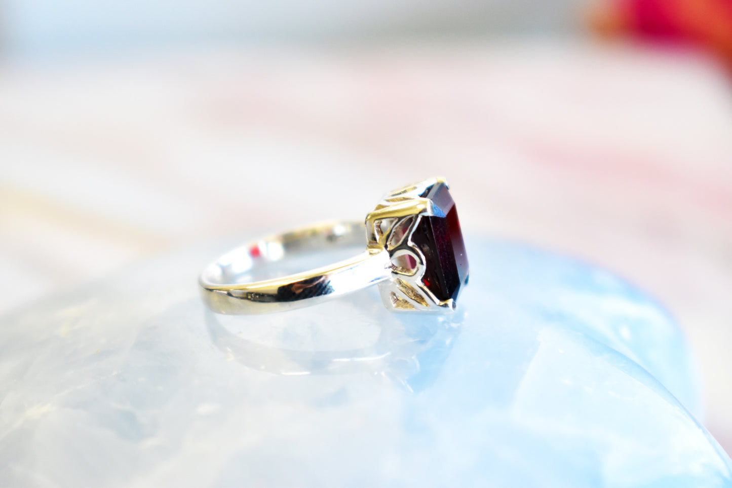Garnet Ring (Size 6.5)