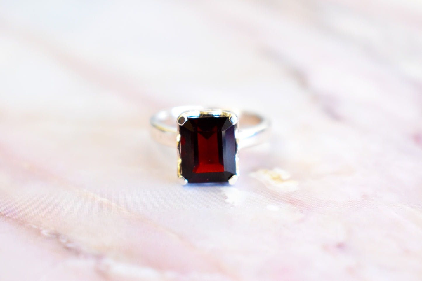 Garnet Ring (Size 6.5)