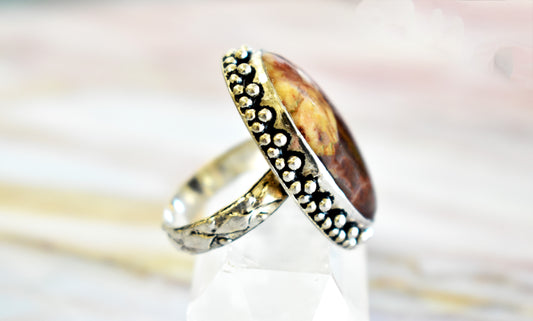 Mookaite Ring (Size 7.5) - Stones of Transformation