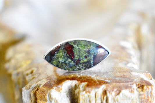 Dragons Blood Jasper Ring (Size 8)