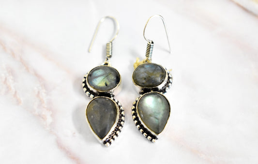 Labradorite Earrings - Stones of Transformation