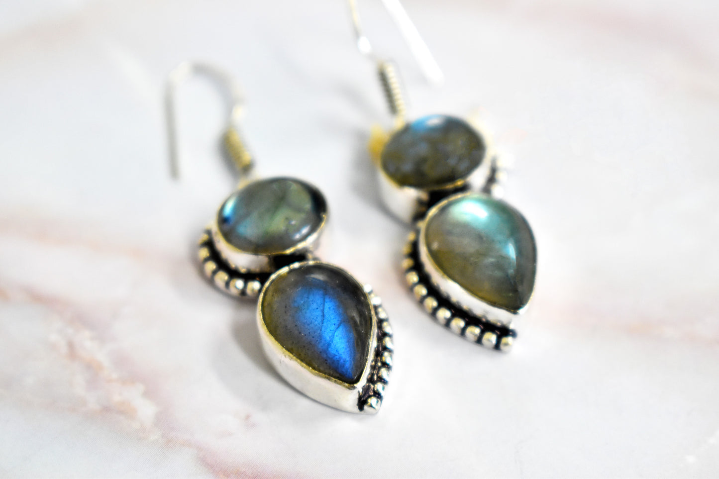 Labradorite Earrings