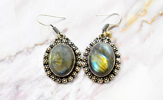 Labradorite Earrings