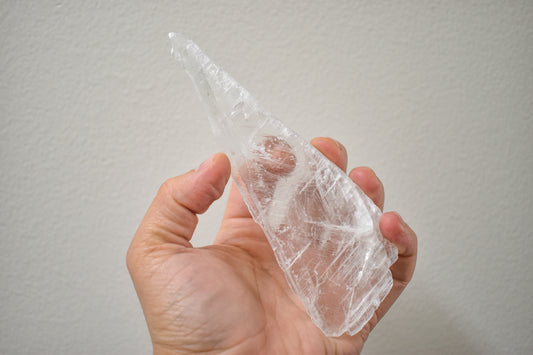 Utah Ice Selenite Slab - Stones of Transformation