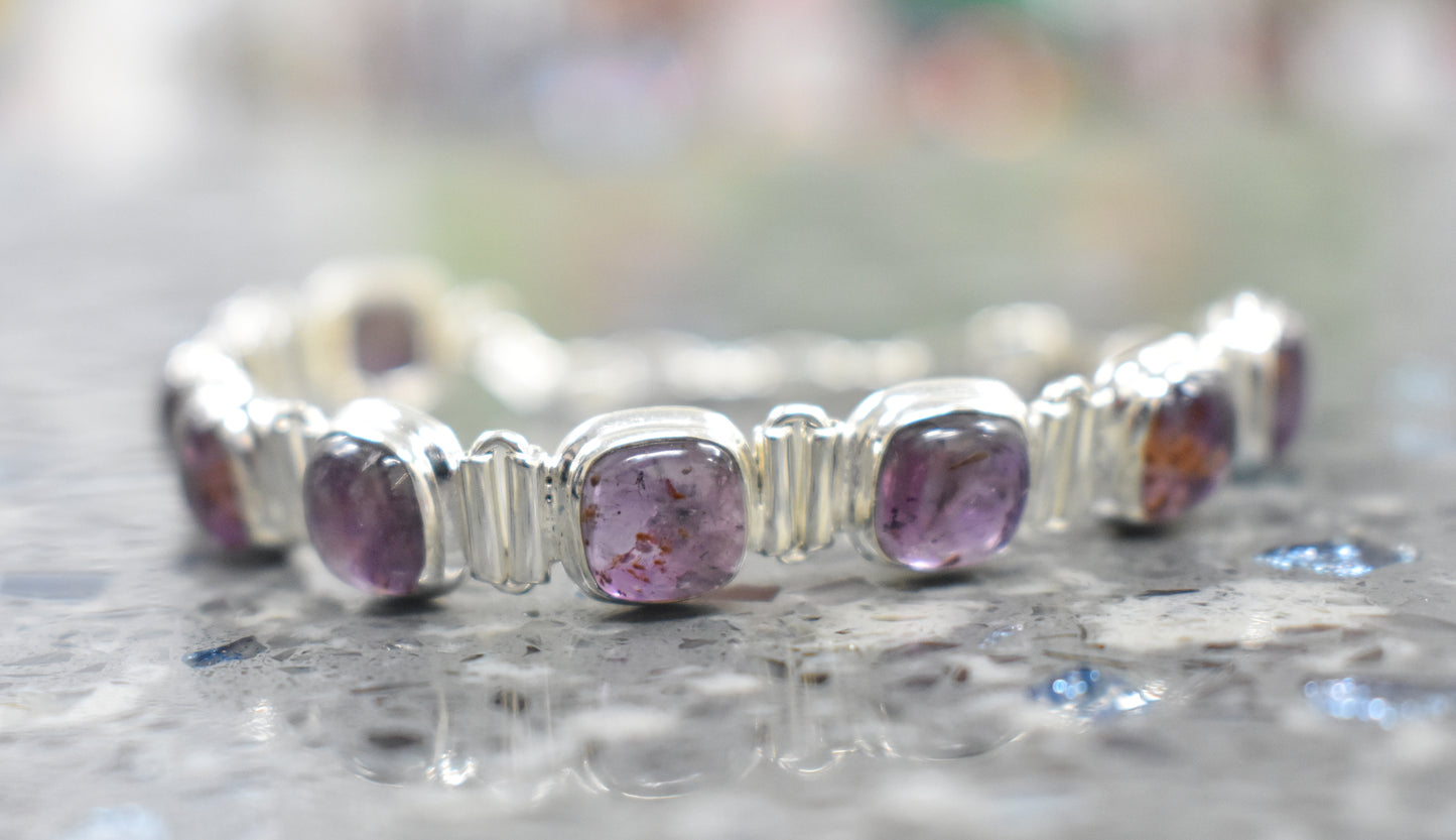 Sterling Silver Super 7 Tennis Bracelet