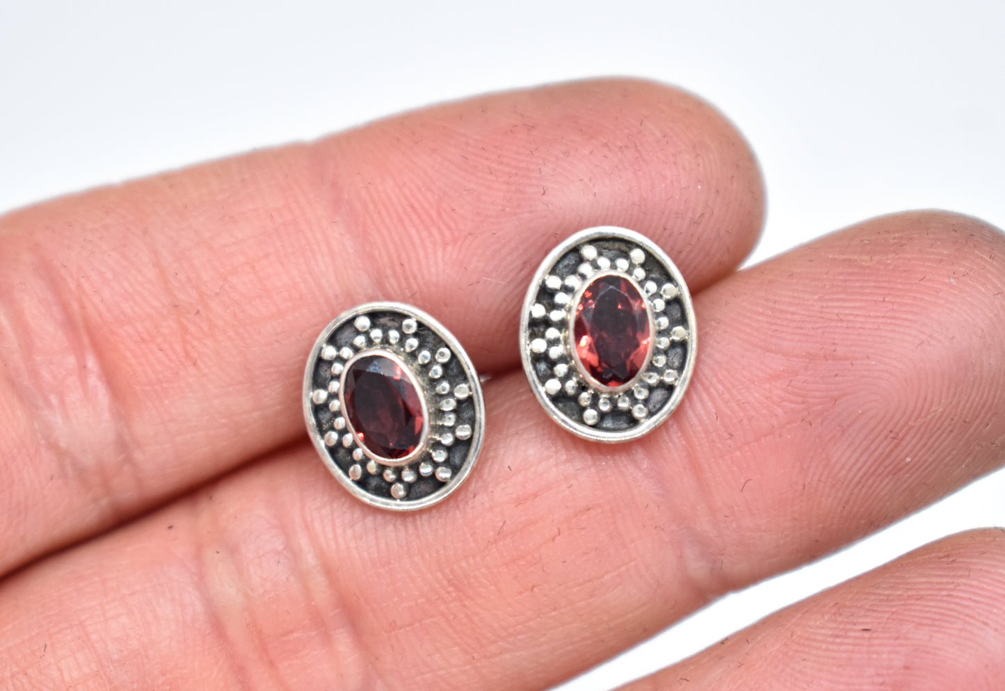 Garnet Earrings