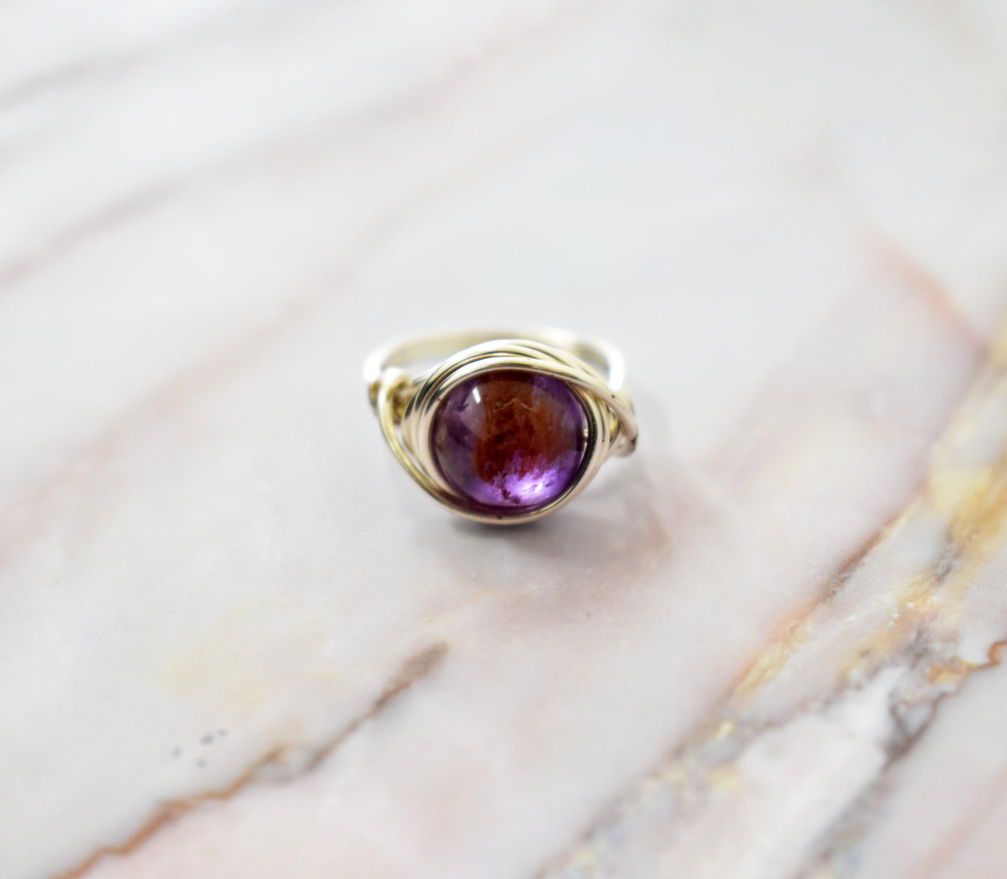stones-of-transformation - Super 7 (Melody's Stone) Ring (Size 6) - Stones of Transformation -