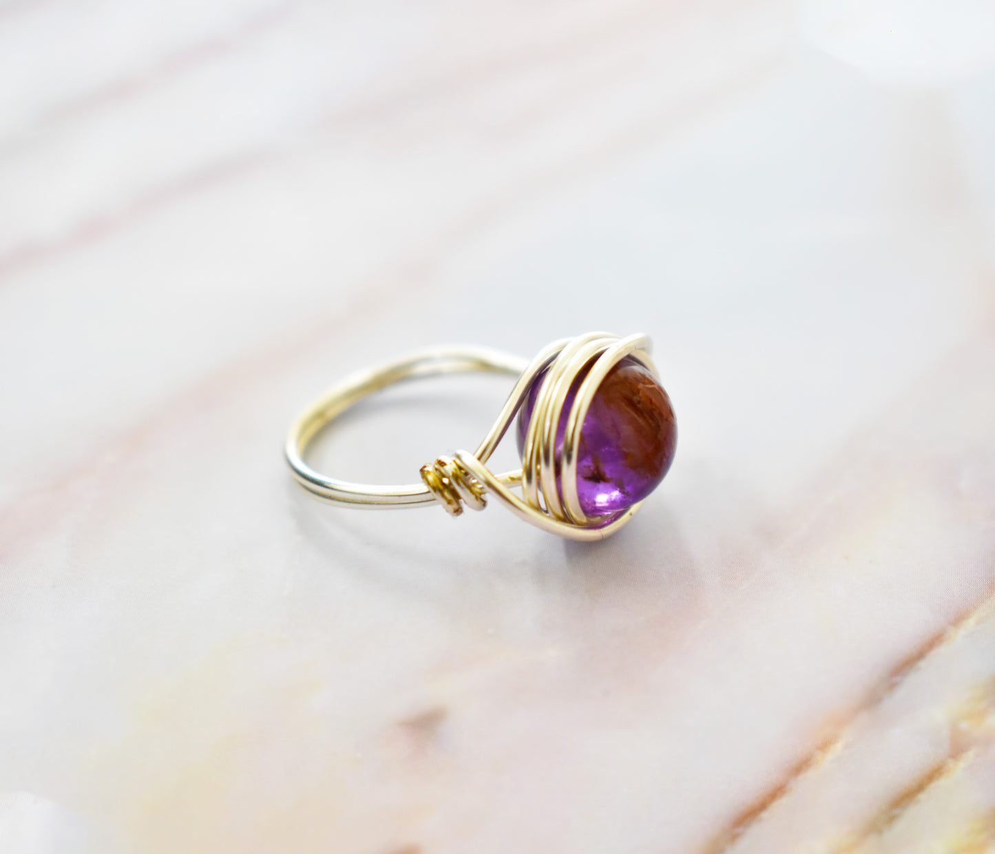 stones-of-transformation - Super 7 (Melody's Stone) Ring (Size 6) - Stones of Transformation -