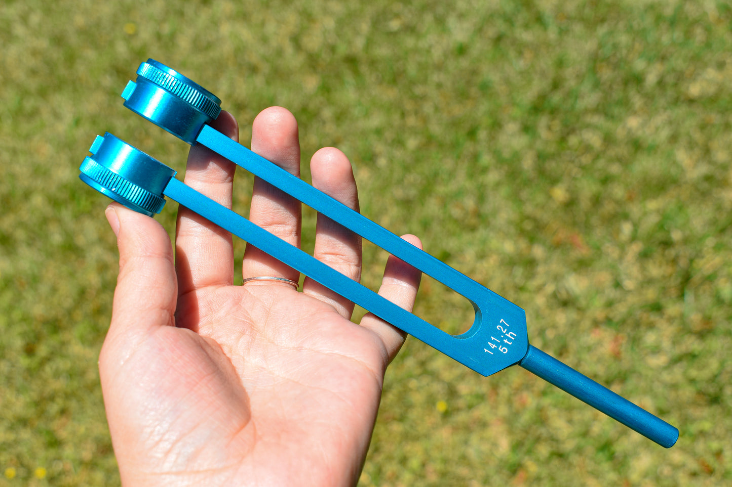Light Blue Weighted Tuning Fork (Throat Chakra)