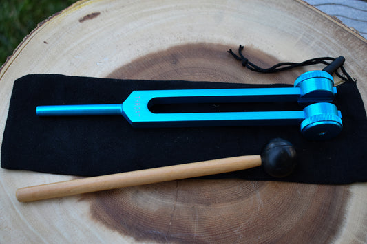 Light Blue Weighted Tuning Fork (Throat Chakra)