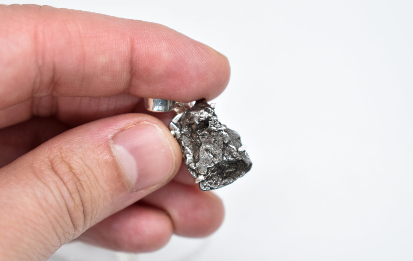 Campo Del Cielo Sterling Silver Necklace