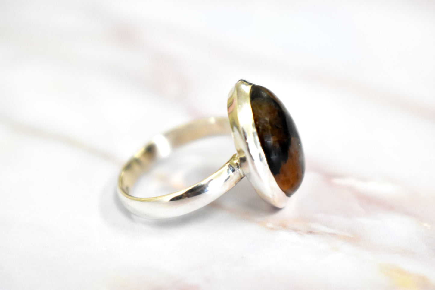 Chiastolite Ring (Size 7)