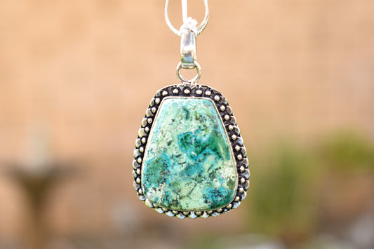 Chrysocolla Necklace - Stones of Transformation