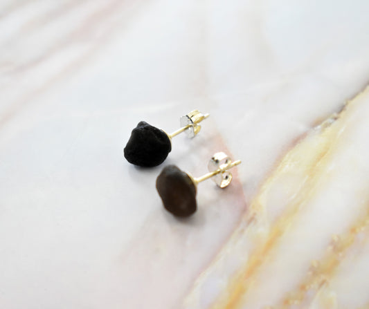 stones-of-transformation - Cintamani (Saffordite) Earrings - Stones of Transformation -