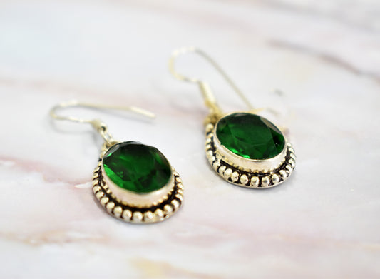 stones-of-transformation - Emerald Earrings - Stones of Transformation -