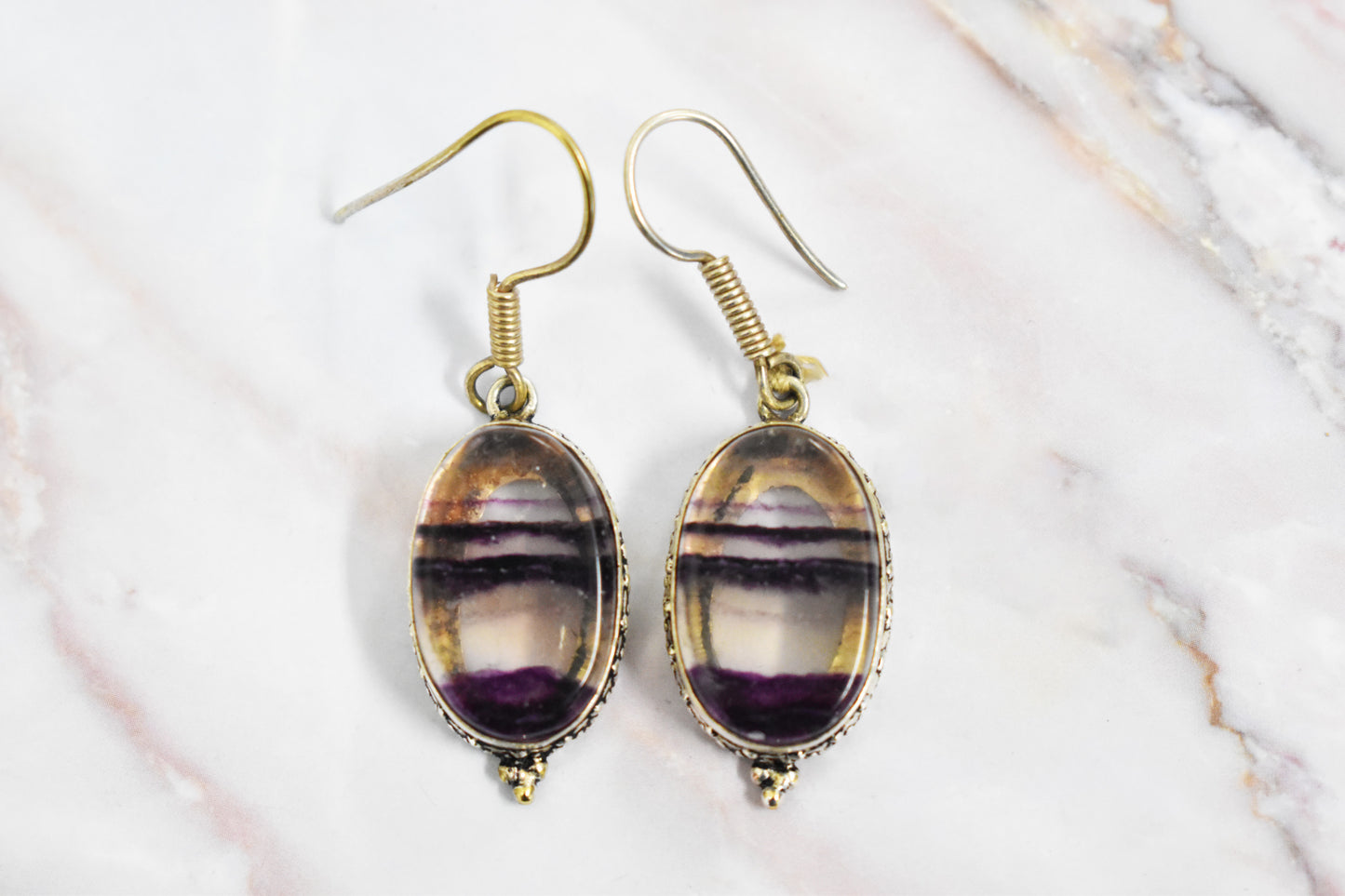 stones-of-transformation - Fluorite Earrings - Stones of Transformation -