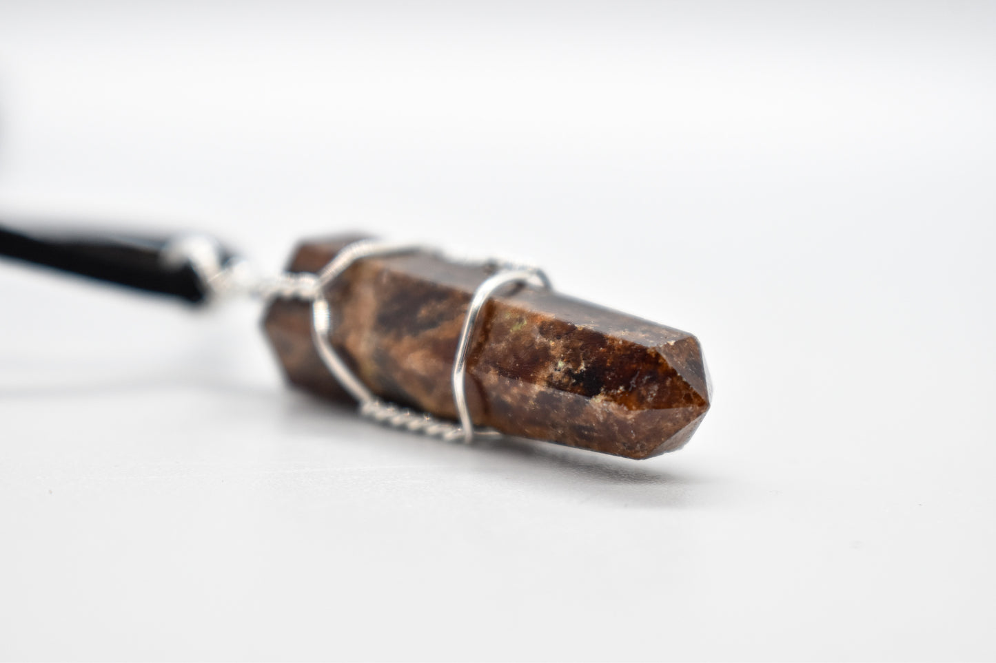 Garnet Point Necklace