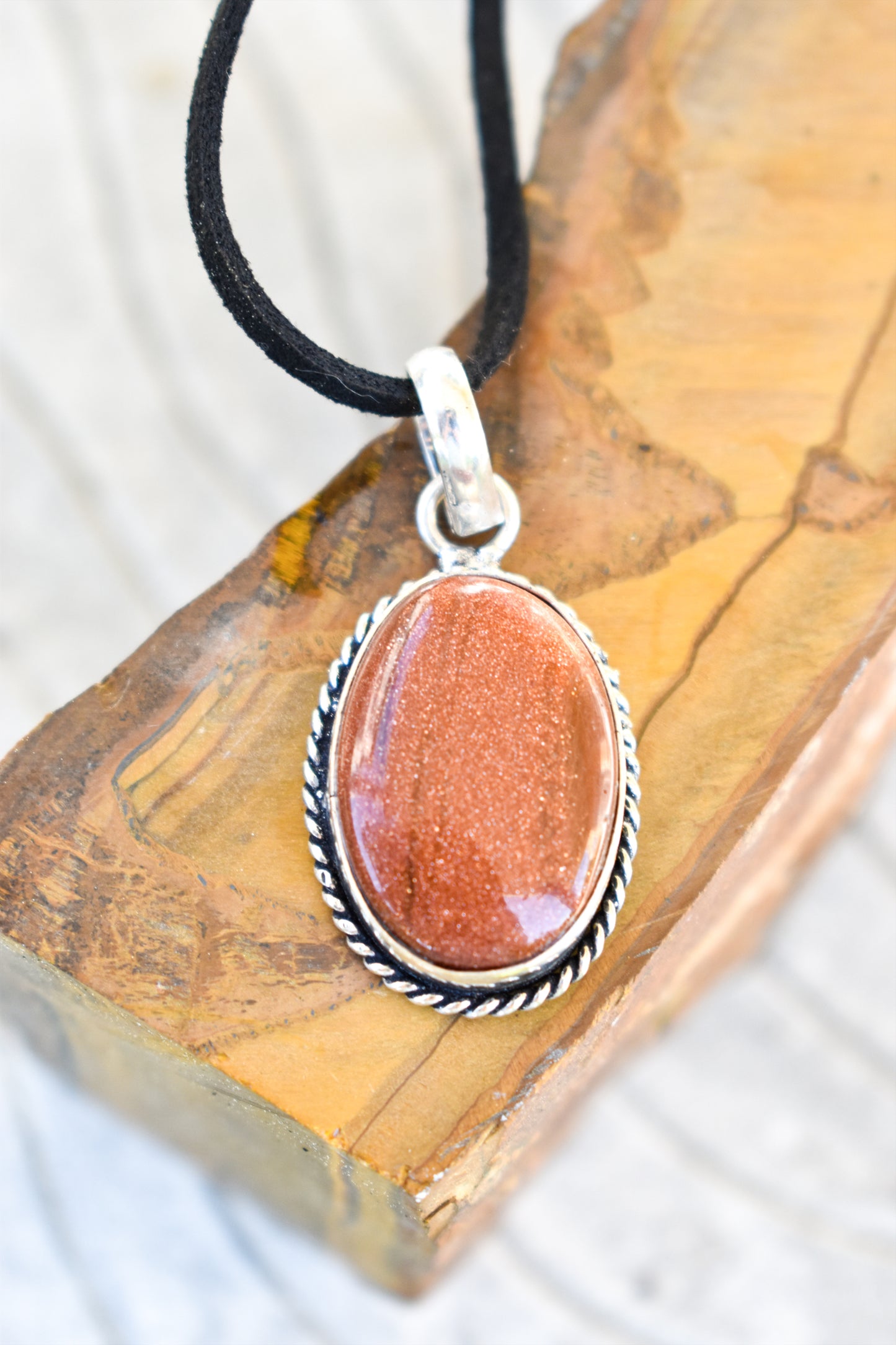 Goldstone Necklace