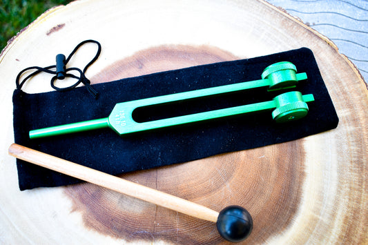 Green Weighted Tuning Fork (Heart Chakra)