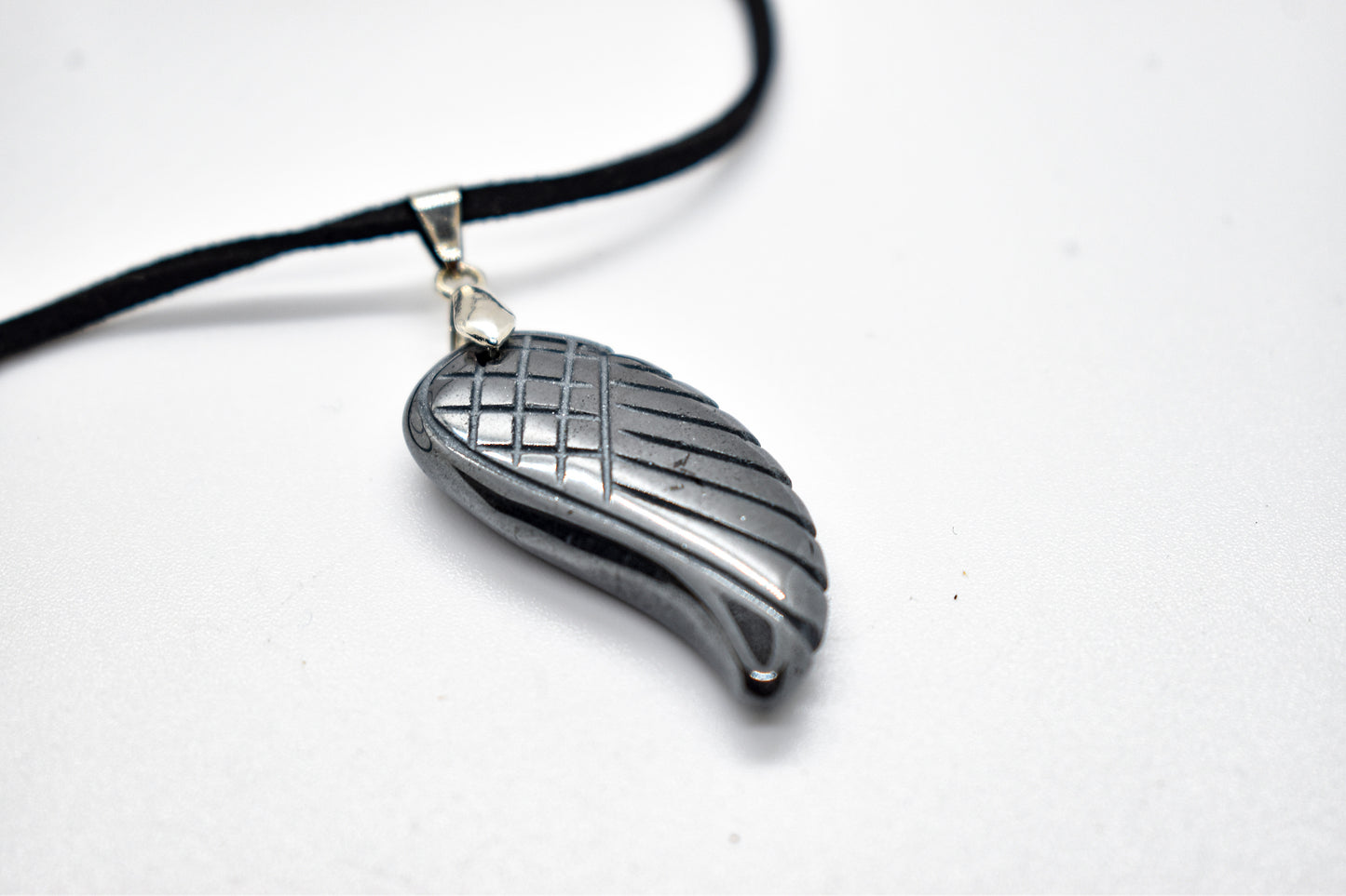 Hematite Wing Necklace