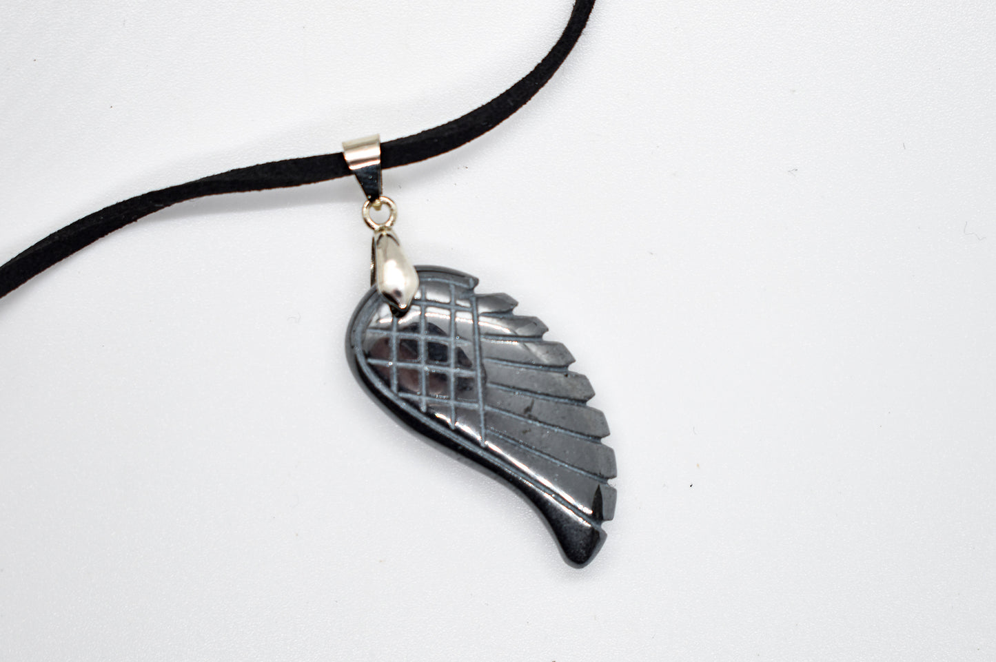 Hematite Wing Necklace
