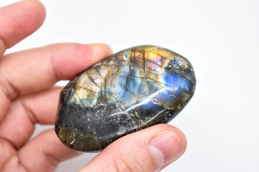 Purple Labradorite Palm Stone