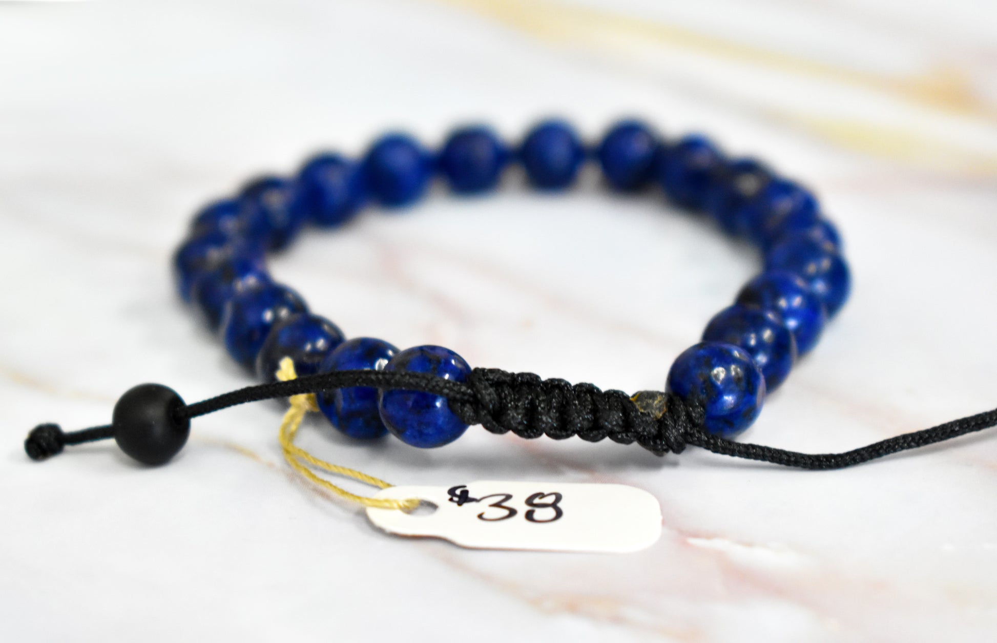 stones-of-transformation - Lapis Lazuli Adjustable Bracelet - Stones of Transformation -