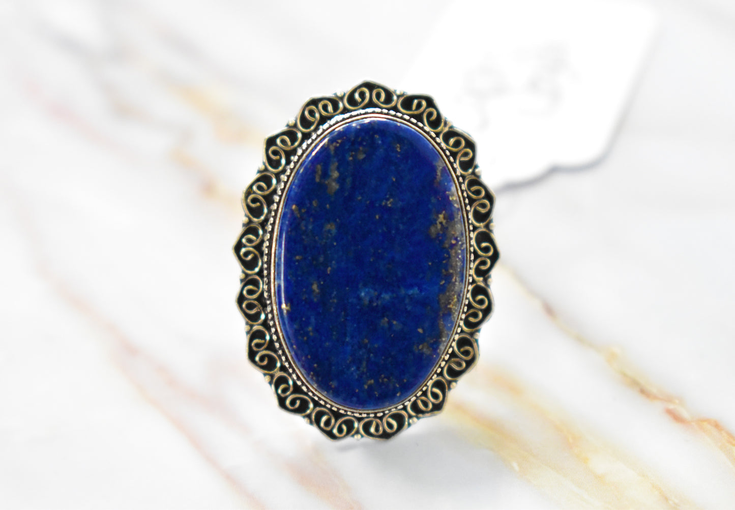 stones-of-transformation - Lapis Lazuli Ring (Size 7) - Stones of Transformation -