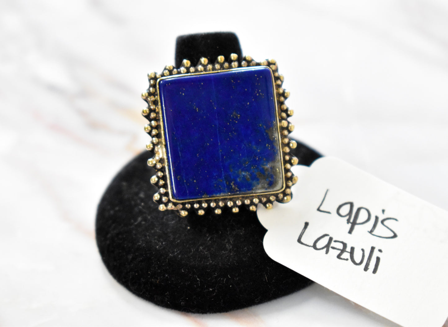 stones-of-transformation - Lapis Lazuli Ring (Size 9) - Stones of Transformation -