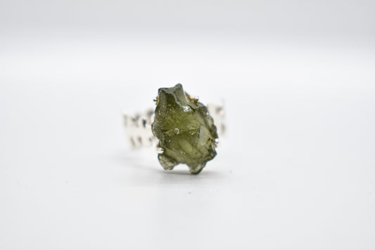 Moldavite Ring (Size 9)