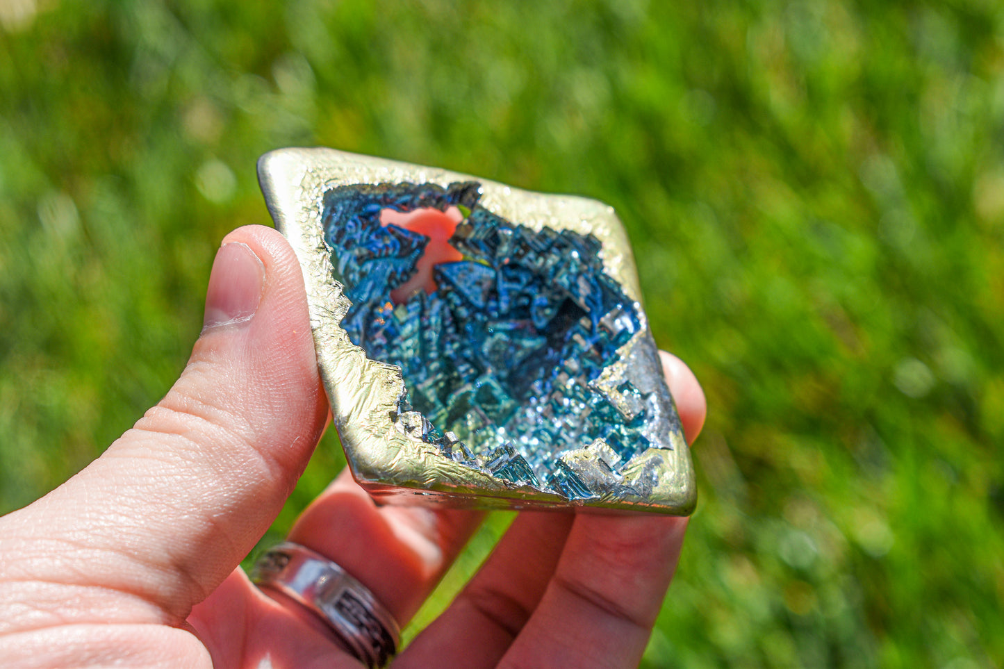 Octahedron Bismuth Geode
