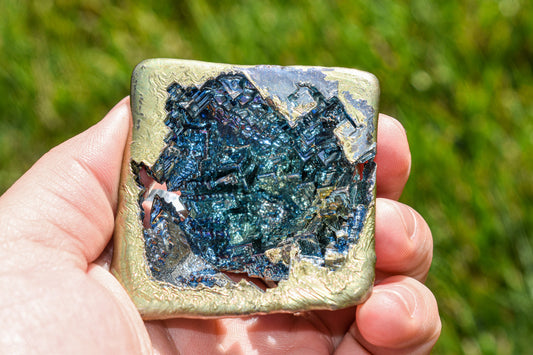 Octahedron Bismuth Geode