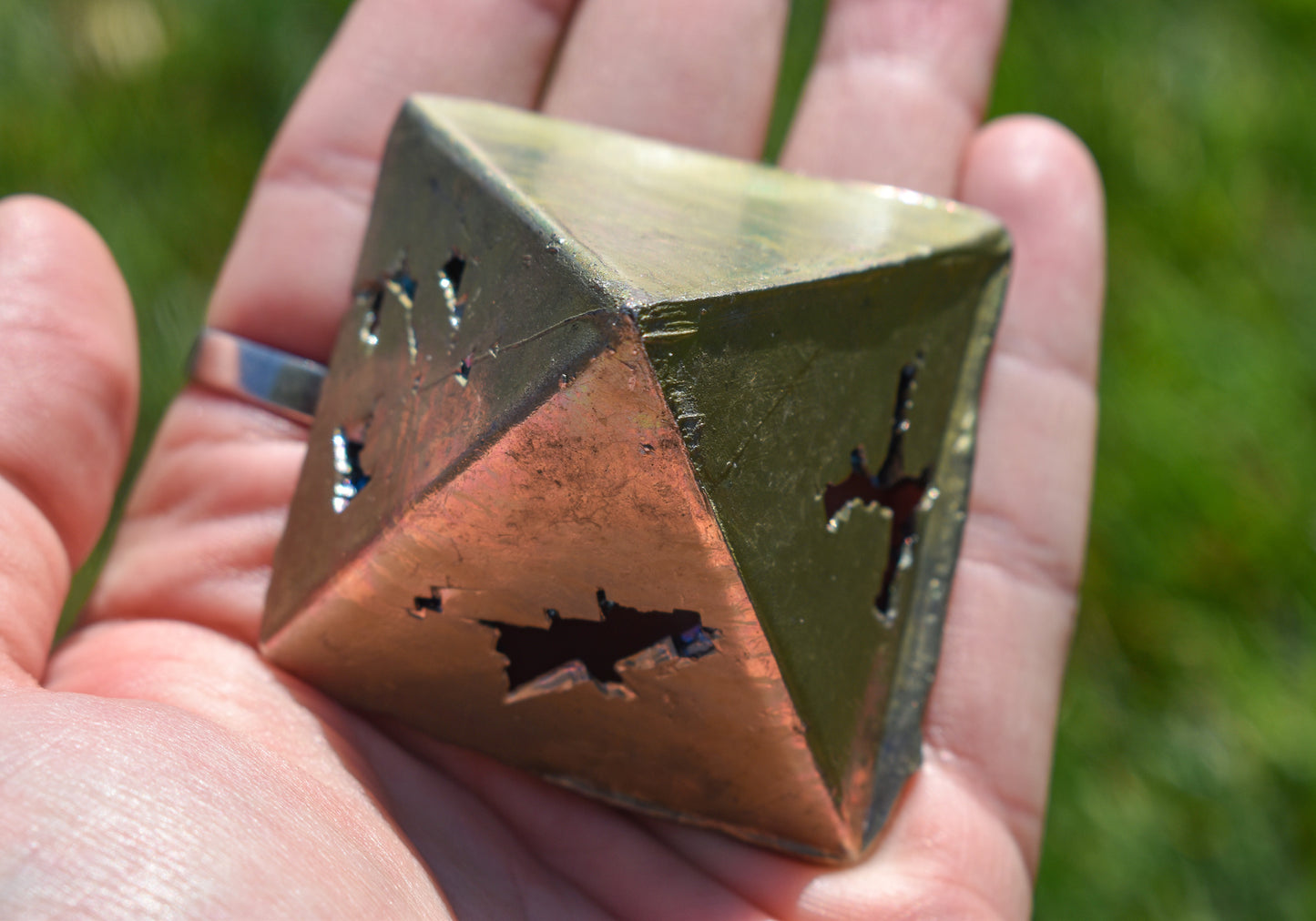 Octahedron Bismuth Geode