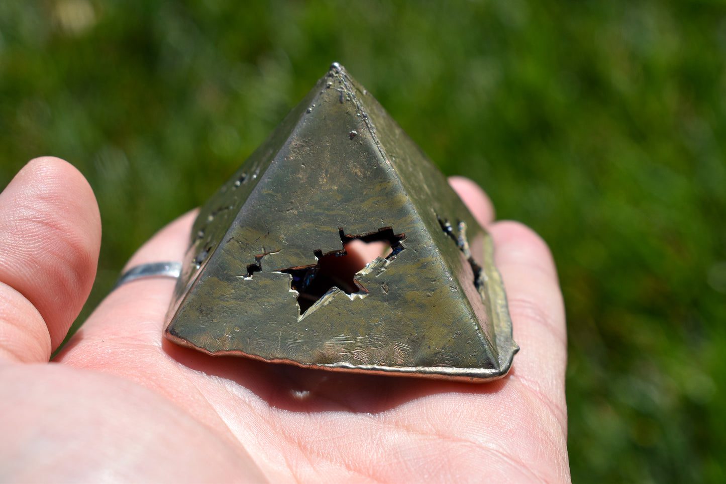 Octahedron Bismuth Geode