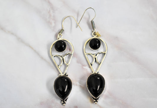 Onyx Earrings - Stones of Transformation