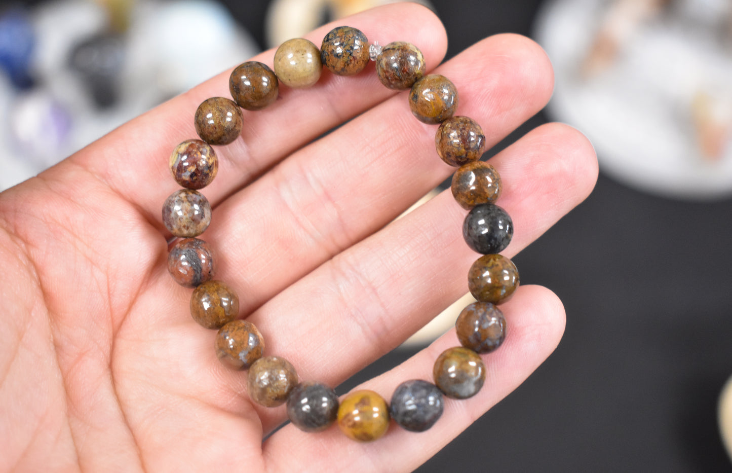 Pietersite Bracelet (8mm) - Stones of Transformation