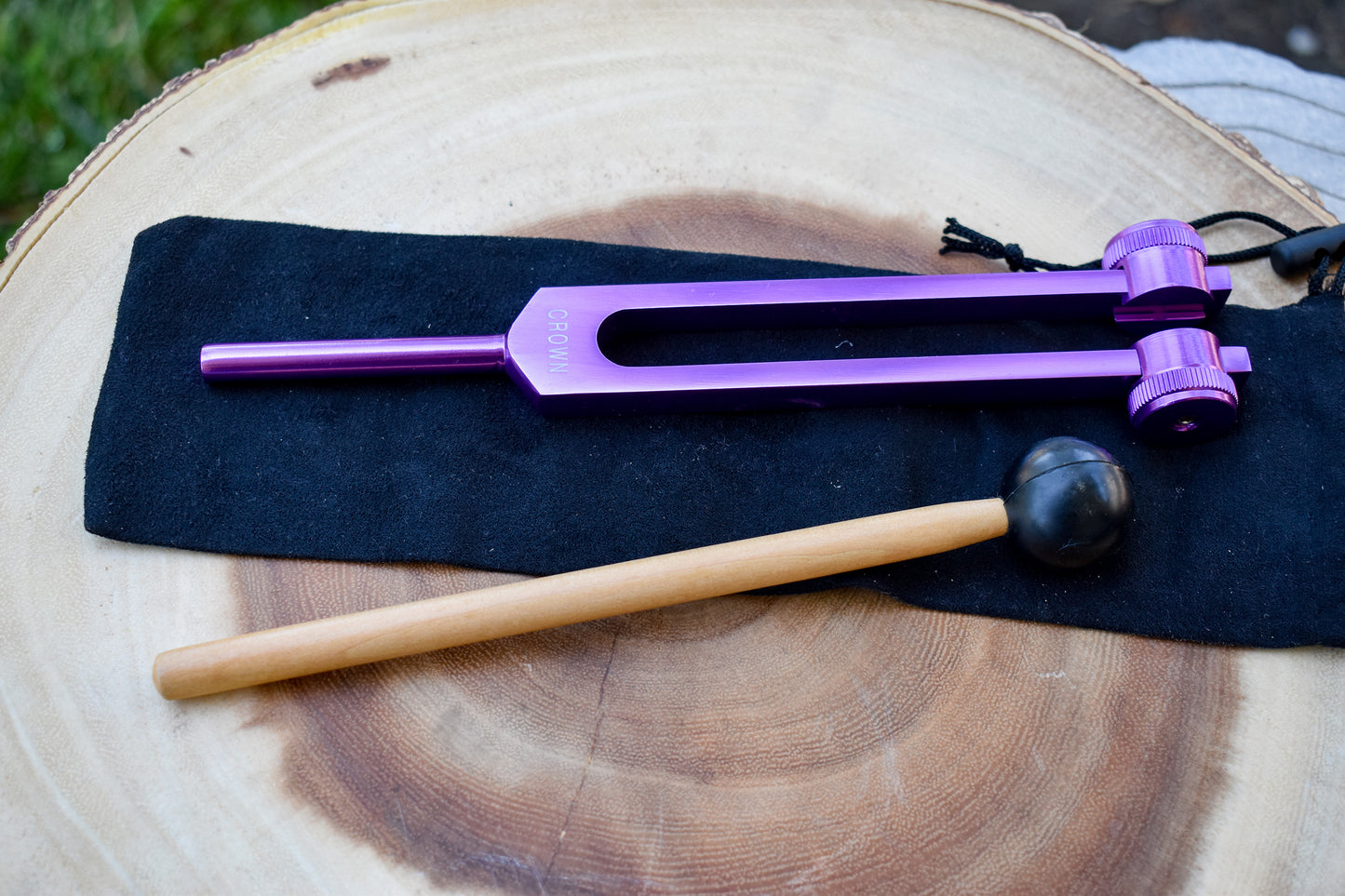 Purple Weighted Tuning Fork (Crown Chakra)