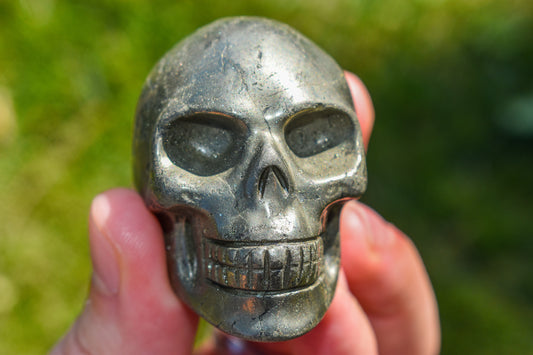 Pyrite Skull