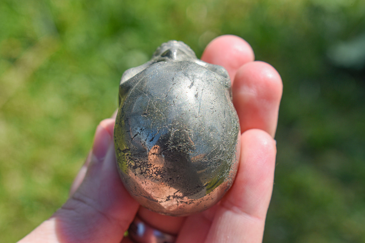 Pyrite Skull