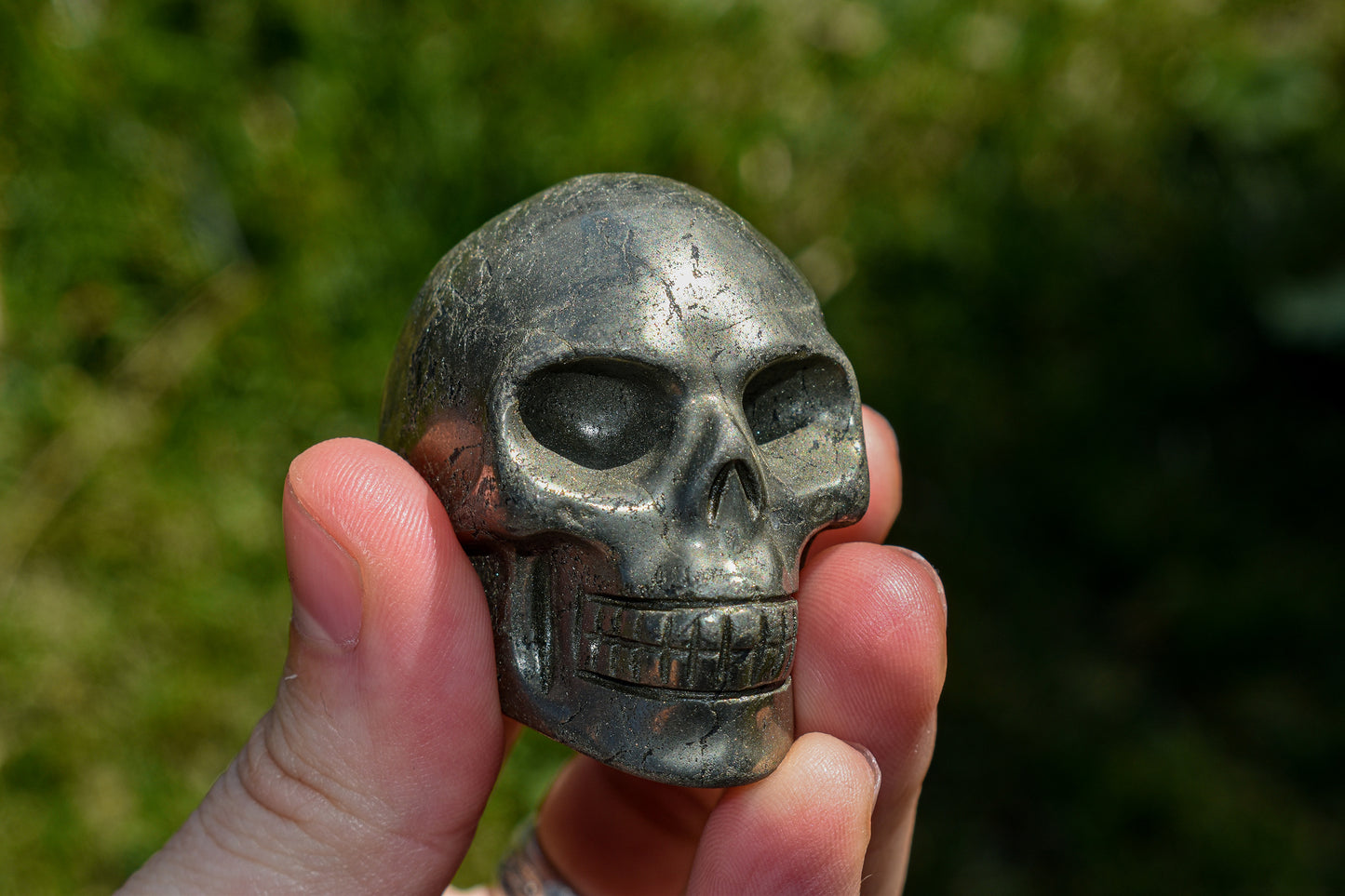 Pyrite Skull