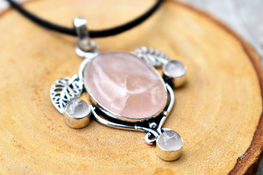 Rose Quartz Necklace - Stones of Transformation
