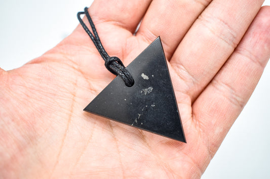 Shungite Triangle Necklace