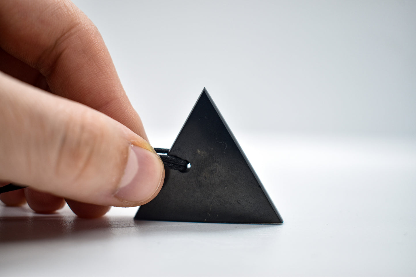 Shungite Triangle Necklace